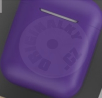 Silikonové pouzdro pro Apple AirPods - tmavě fialová
