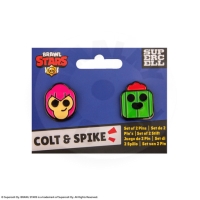 Set odznáčků - Brawl Stars Colt &amp; Spike