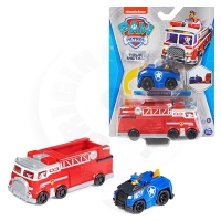 Spin Master Paw Patrol: True Metal Firetruck &amp; Marshall