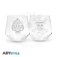 ONE PIECE - 2 Glass Set - Luffy &amp; Ace
