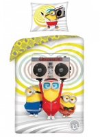 Halantex Povlečení - Minions (MIN-9998BL) 140x200, 70x90 (100% Cotton)