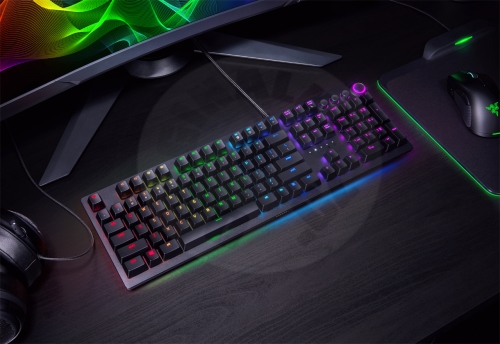 Razer Huntsman Elite herná klávesnica, drôtová, mechanická, podsvietená - UK layout (4)