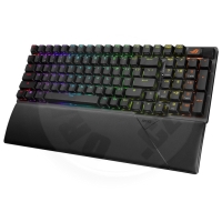 ASUS klávesnica ROG STRIX SCOPE II 96, mechanická, bezdrôtová (ROG NX Snow/PBT) - US (1)