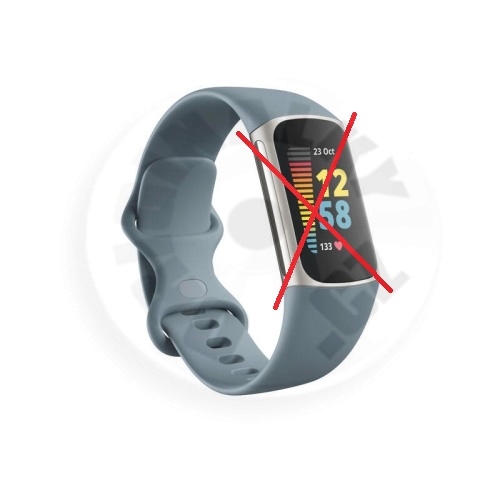 Fitbit Infinity Band řemínek pro Fitbit charge 5 - Steel Blue použité