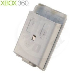 Bielý kryt pre baterii k Xbox 360 Wireless Controller (X360) (1)