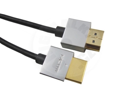 PremiumCord Highspeed + Ethernet HDMI kabel 3m, M/M, slim