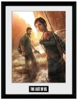 The Last of Us - Ellie a Joel - plakát v rámu 30 x 40 cm