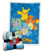 Fleecová deka - Pokémon Happy Crew