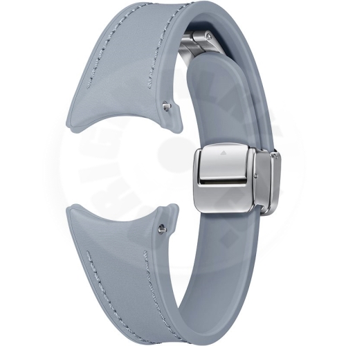 Samsung hybridní eko-kožený řemínek s překlápěcí sponou S/M (Slim) pro Watch 4-8 - modrá