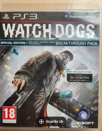 Watch_Dogs - Special Edition (PS3) použité