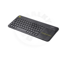 Logitech bezdrôtová klávesnica s touchpadom K400 plus - CZ/SK - čierna