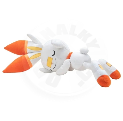 Plyšák - Pokémon Sleeping Scorbunny 45cm