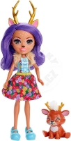 Mini bábika Mattel Enchantimals - Danessa Deer &amp; Sprint (FXM75)