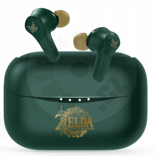 OTL - The Legend of Zelda: Tears of the Kingdom TWS Earpods - zelená