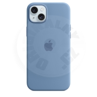 Apple iPhone 15 Plus Silicone Case Winter Blue