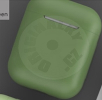 Silikonové pouzdro pro Apple AirPods - tmavě zelená