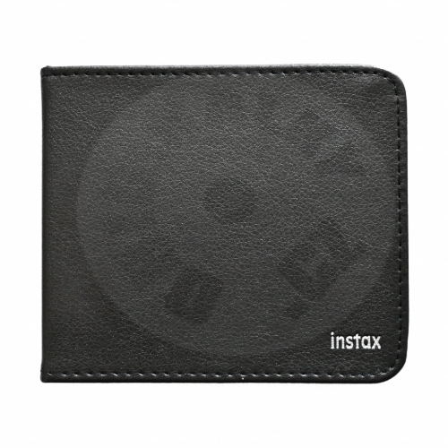 Fujifilm Instax kožené fotoalbum Wide pro 24 fotografií  - černá