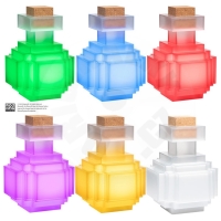 Lampička - Minecraft: Illuminating Potion Bottle 16,50 cm (1)
