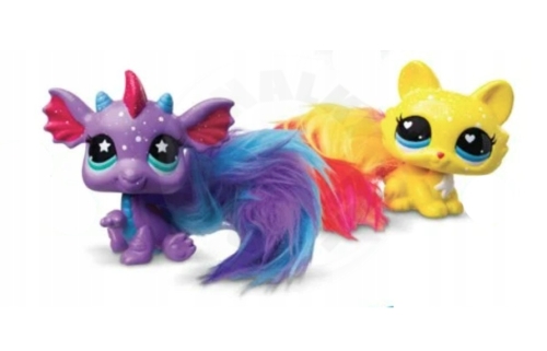 Littlest Pet Shop Pet Pairs S6 #487 a #488 Drak a kočka (1)