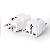 C-TECH Univerzální cestovní adaptér (přechodka) 230V (UK, USA, IT, CH, DK na EU)