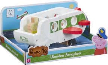 Prasátko Peppa - Dřevěný tryskáč + figurka paní Králíkové