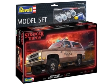 Revell Model Kit - Stranger Things - Jim Hoppers Chevrolet K5 Blazer 1:25 - 19 cm