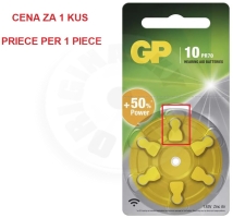 GP Hearing Aid Battery 1,4V ZA10 - 1ks