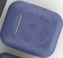 Silikonové pouzdro pro Apple AirPods - modrá