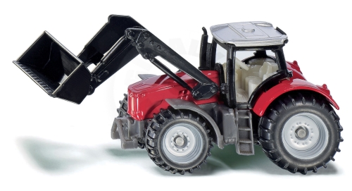 SIKU  - Massey Ferguson s předním nakladačem_(1)