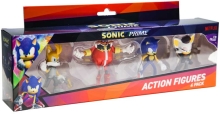Sonic Prime balení 4 figurek - 8cm - Tails (žlutý)
