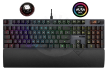 ASUS klávesnice ROG STRIX SCOPE II, mechanická, drátová, ROG RX RED / PBT, US
