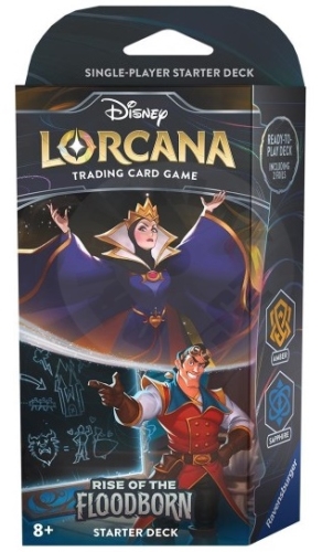 Karetní hra Lorcana: Rise of the Floodborn - Amber & Sapphire Starter Deck