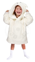 Cozy Noxxiez CH330 Ovečka - hřejivá televizní mikinová deka s kapucí pro děti 7 - 12 let