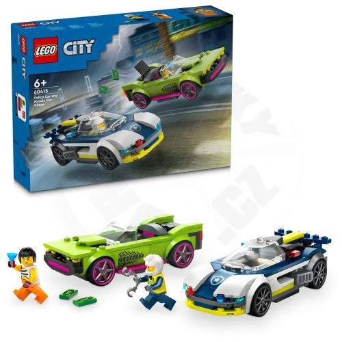 LEGO® City 60415 Honička policejního auta a sporťáku_(1)