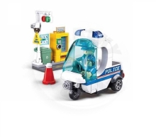 Sluban Metropolis M38-B1217A Policejní hlídka na tříkolce
