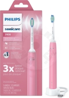 Philips Sonicare 3100 Series HX3681/06 - sonický zubní kartáček, růžový Philips Sonicare 3100 Series HX3681/06 - sonický zubní kartáček, růžový