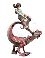 Weta Workshop figúrka Tomb Raider - Lara Croft &amp; Raptor - 25 cm