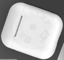 Silikonové pouzdro pro Apple AirPods - bílá
