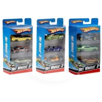Hot Wheels - SADA 3 AUTA (NÁHODNÉ) (K5904)