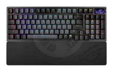 ASUS klávesnice ROG Azoth 96 HE, OLED LCD, mechanická, bezdrátová + drátová - CZ/SK