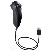 Nintendo Wii/Wii U Nunchuk Controller Black, použité