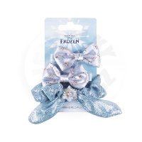 Doplňky do vlasů s mašlí Frozen 3 ks