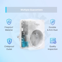 TP-link Tapo P100, WiFi chytrá zásuvka, 10A - 4 kusy (EU verze)