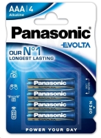 PANASONIC Alkalické baterie EVOLTA Platinum AAA 1,5V (Blistr 4ks) PANASONIC Alkalické baterie EVOLTA Platinum AAA 1,5V (Blistr 4ks)