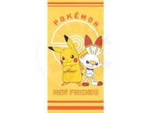 Dětská osuška Pokémon Pikachu a Scorbunny Dětská osuška Pokémon Pikachu a Scorbunny