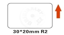 Niimbot štítky R 30x20mm 320ks White pro B21, B21S, B3S, B1 Niimbot štítky R 30x20mm 320ks White pro B21, B21S, B3S, B1